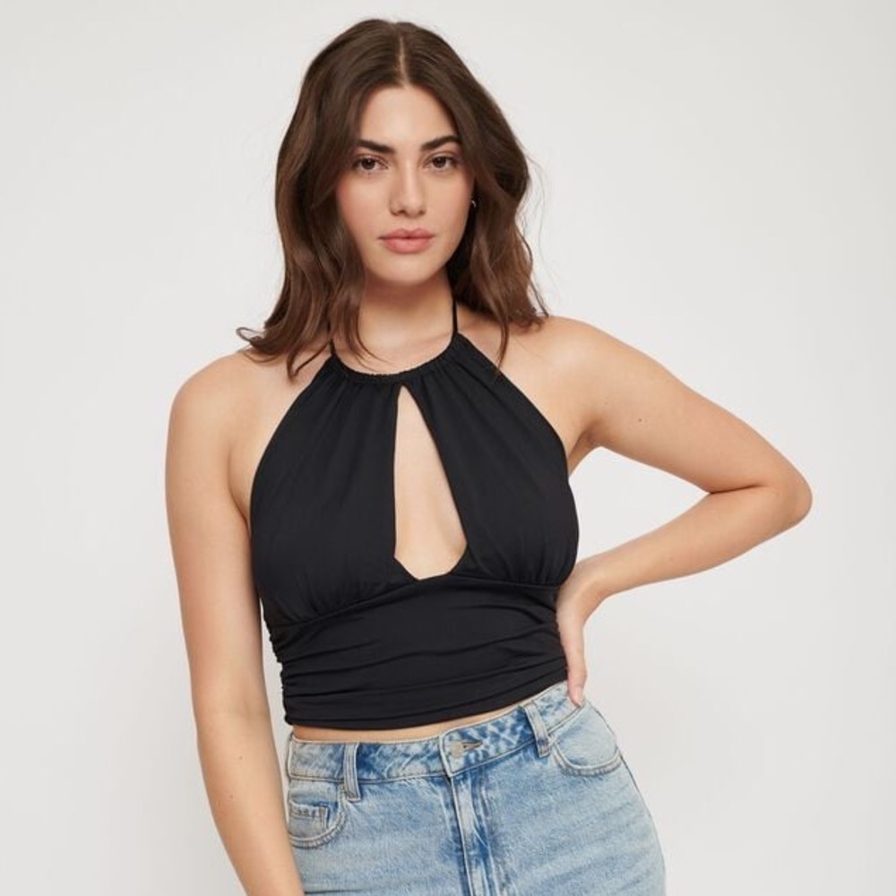 Dynamite Cut Out Halter Neck Top - Picture 9 of 9